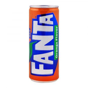 Fanta Orange flavor tin