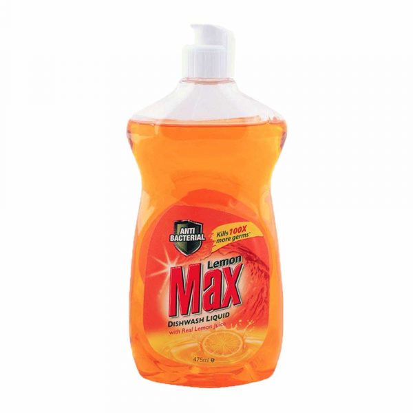 Lemon Max anti Bacterial Dishwash Liquid with Lemon Juice