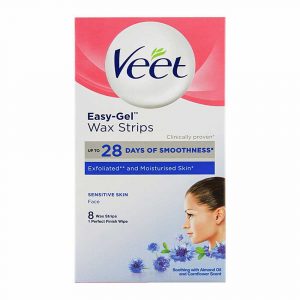 Veet Easy-Gel Sensitive Skin Face Wax Strips