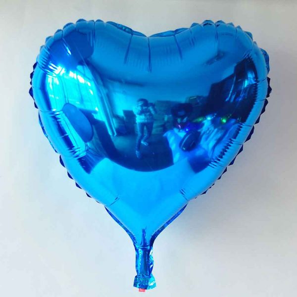 foil balloon blue