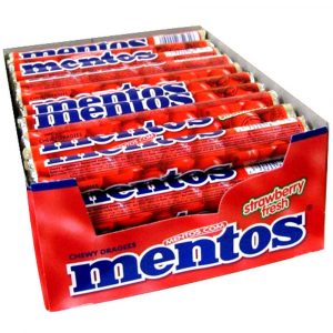 mentos strawberry