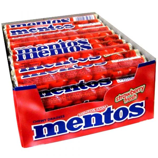 mentos strawberry
