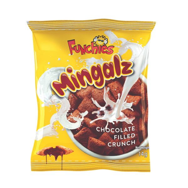 mingalz chocolate filled crunch