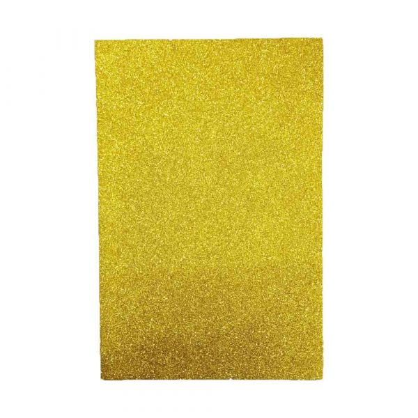 Yellow glitter sheet