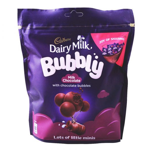 Cadbury Dairy Milk Bubbly Chocolate Pouch