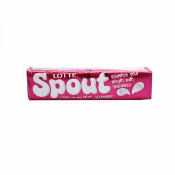 spout red buble gum
