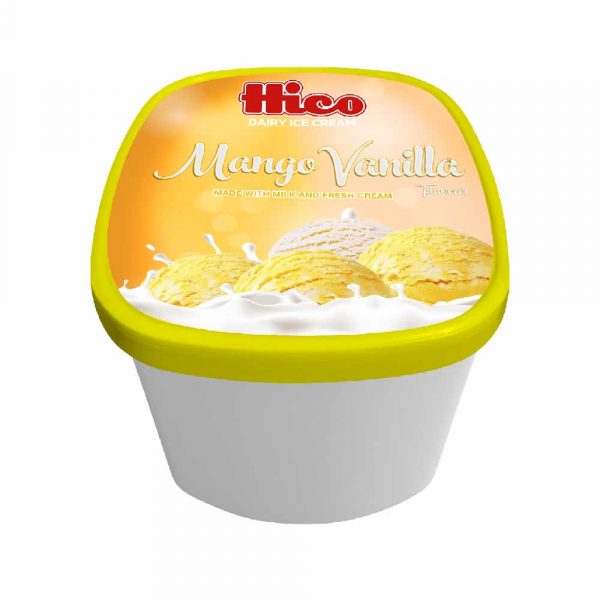 Hico Mango vanilla ice cream