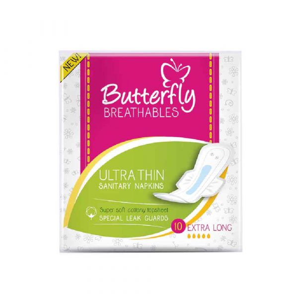 Butterfly Breathables Ultra Thin Extra Long Box