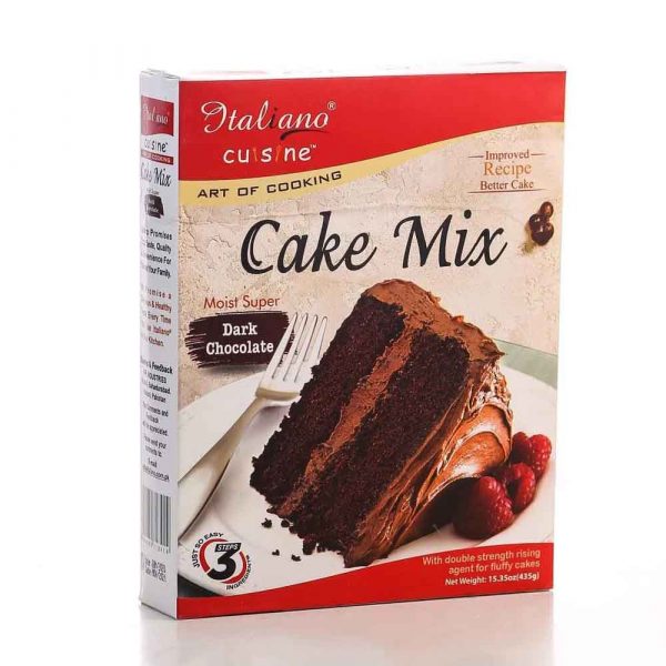 Cake mix dark chocolate