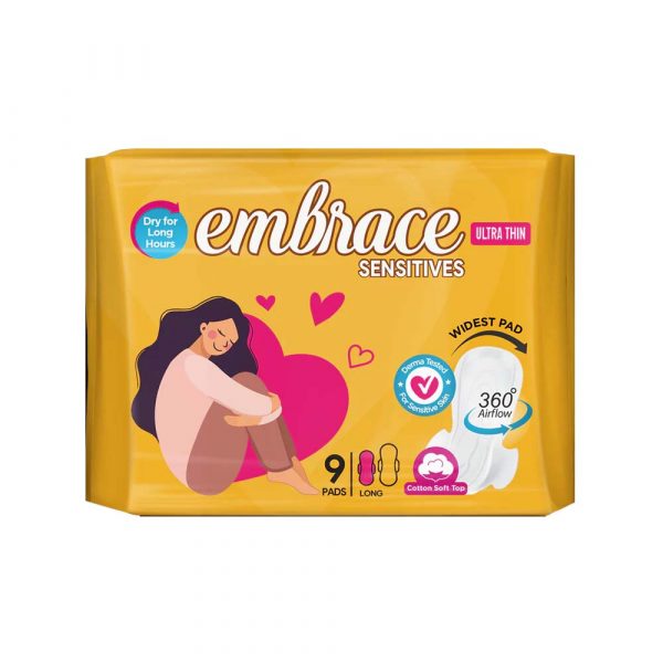 embrace sensitive pads