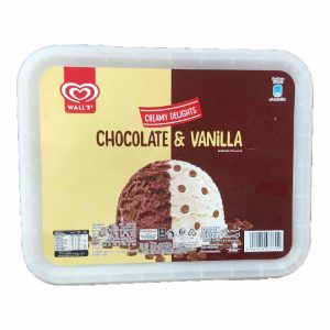 Wall's Chocolate and Vanilla Bucket