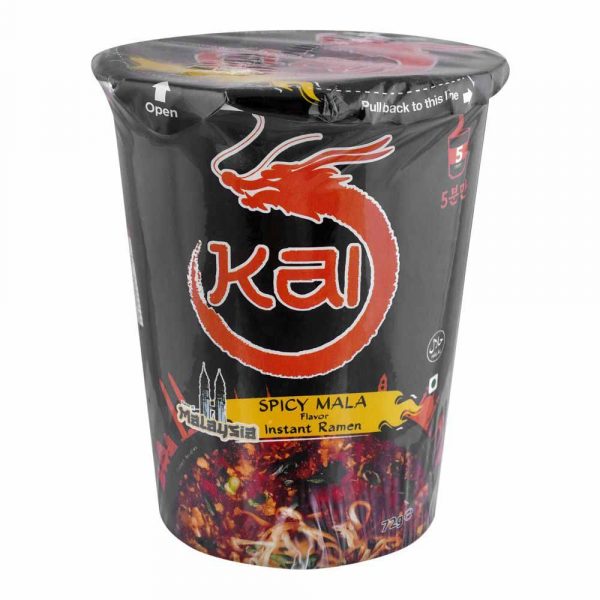 Kai Spicy Mala Instant Ramen Cup korean noodles