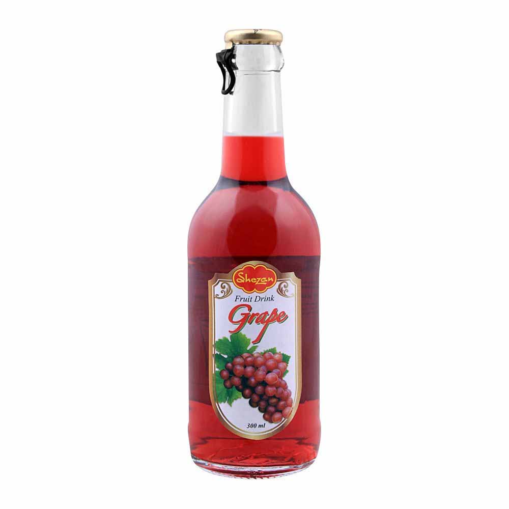 Shezan Grap Fruit Drink Glass Bottle