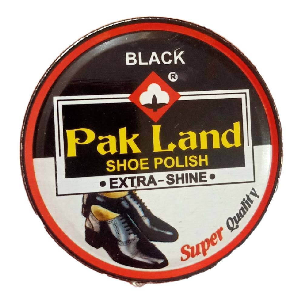 pak land black shoe polish