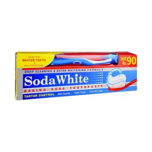 soda white tooth paste