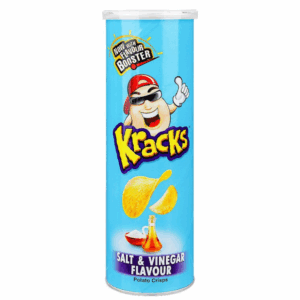 Kracks Potato Chips Salt & Vinegar Flavor 110g