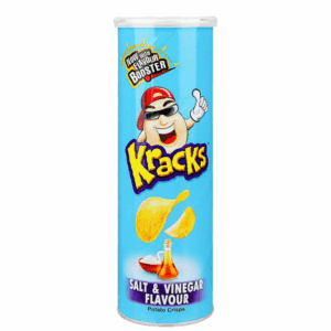 Kracks Potato Chips Salt & Vinegar Flavor 110g