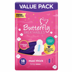 Butterfly Cottony Soft Maxi Thick Long - 18pads