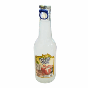 Fresh Pulpy Lychee Fruit Glass Bottle Drink-250ml