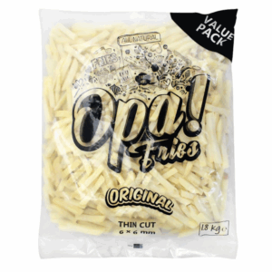 Crispoes Thin Cut Frozen Fries - 1.8kg