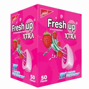 Hilal Fresh Up Strawberry Flavoured Gum - 50pcs