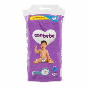 Canbebe Baby Diaper Jumbo Extra Large Size 6 (16+ Kg) 38 Pieces