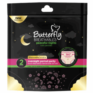 Butterfly Breathables Peaceful Nights Nuits Paisibles L-XL 2 pieces