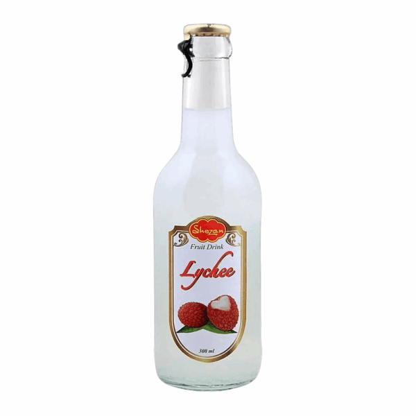 Shezan Lychee Fruit Drink Bottle - 225ml - Image 1
