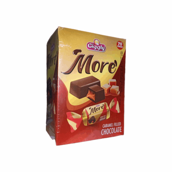 Giggly More Caramel Filled Chocolate 40 Pieces - Image 1