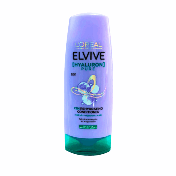 L'Oreal Paris Hyaluron Pure Conditioner (For Oily Scalp) 175ml - Image 1
