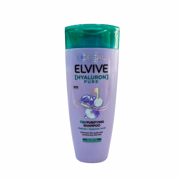 L'Oreal Paris Hyaluron Pure Shampoo (For Oily Scalp) 175ml - Image 1
